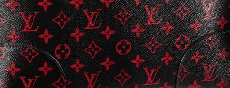 lv monogram with red|lv monogram print.